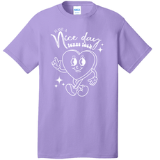 Port & Co Nice Day Hearts Short Sleeve Tee