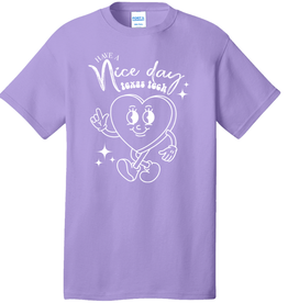 Port & Co Nice Day Hearts Short Sleeve Tee