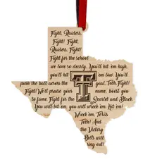 LazerEdge Laser Engraved Wood Ornament