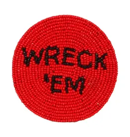 Desden Wreck 'Em Beaded Coaster