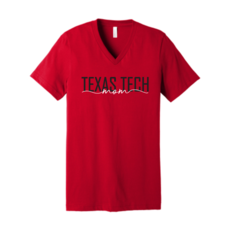 Bella Canvas Mom Scripty V-neck Tee