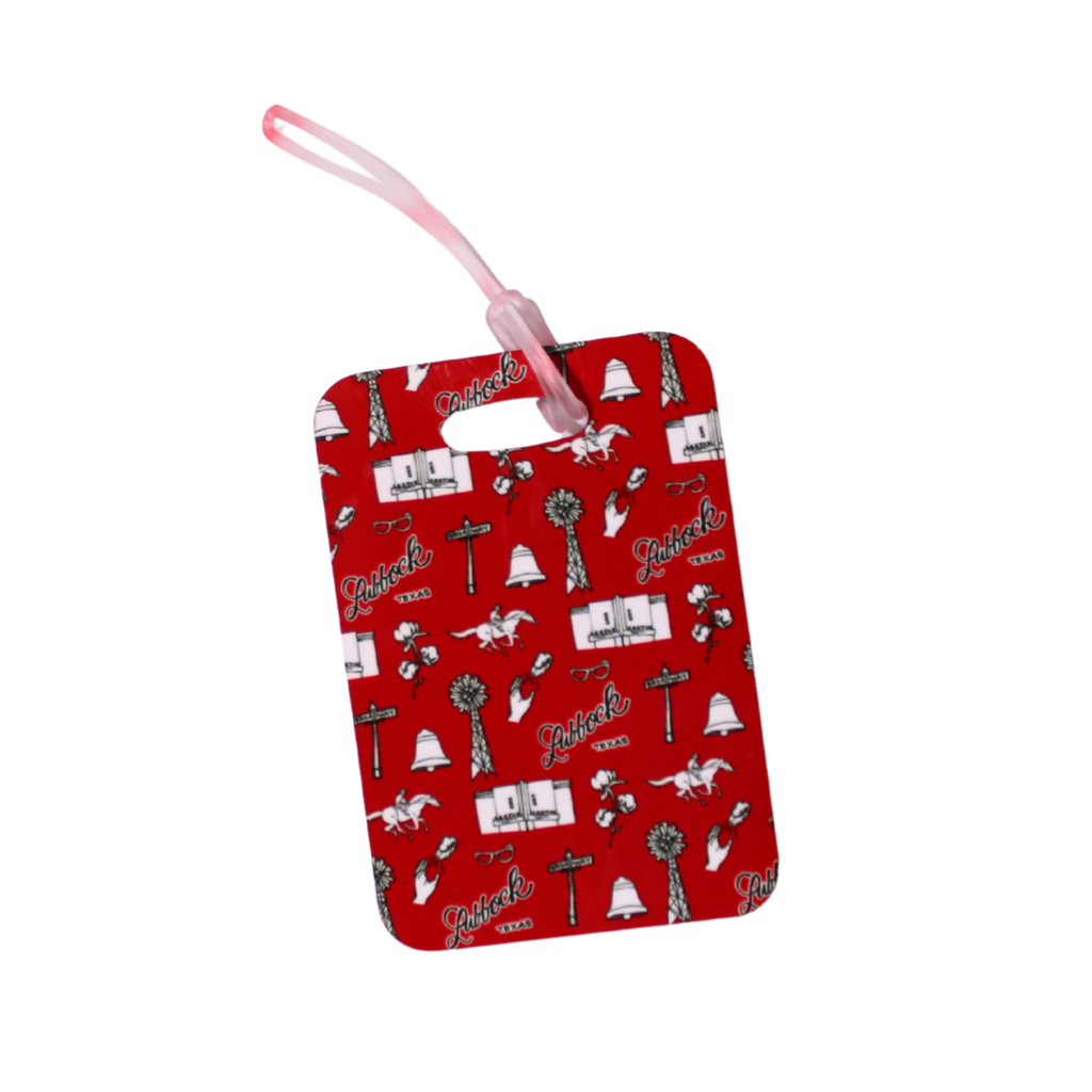 College Town Toiles College Town Toiles Lubbock Bag Tag