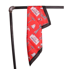 College Town Toiles College Town Toiles Lubbock Silk Scarf