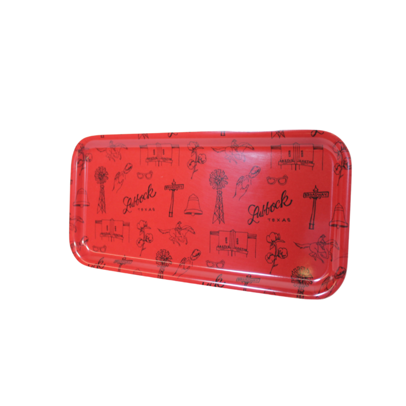 College Town Toiles Lubbock Toile Valet Tray