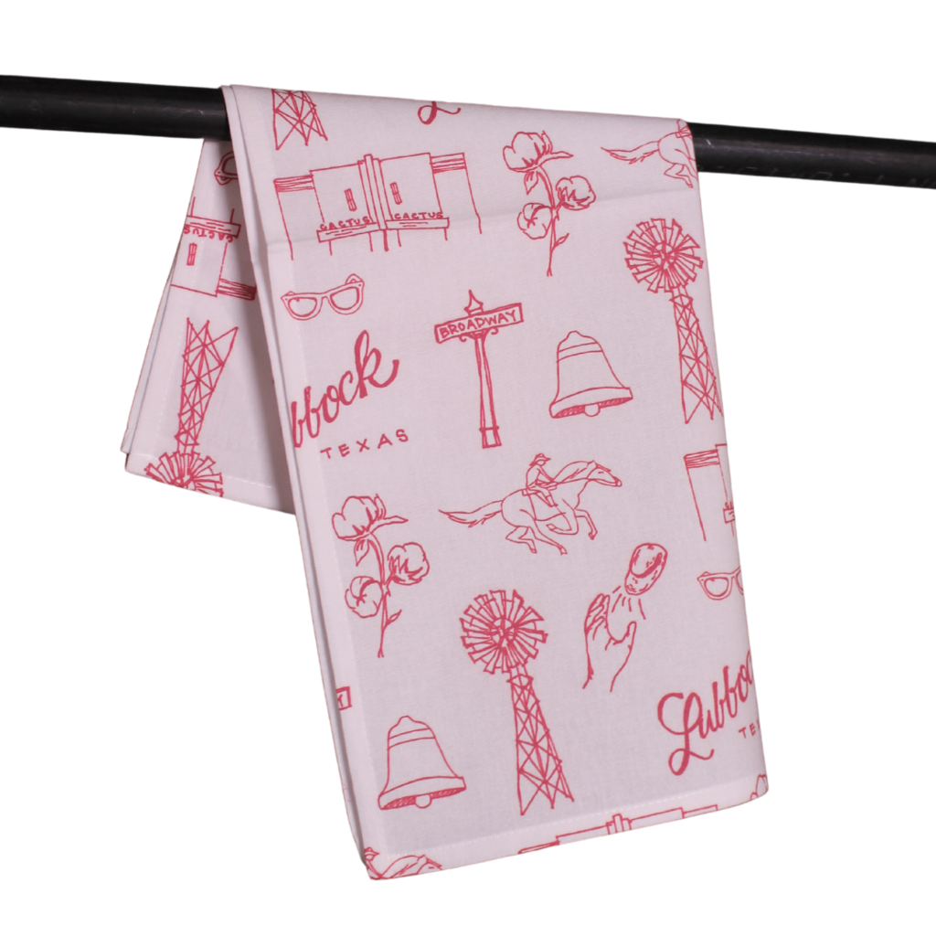 College Town Toiles College Town Toiles Lubbock Bar Towel