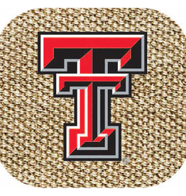 Burlap Pattern Can Hugger Foam Koozie