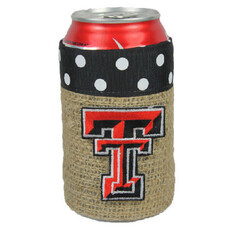 Burlap Can Koozie