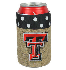 Burlap Can Koozie
