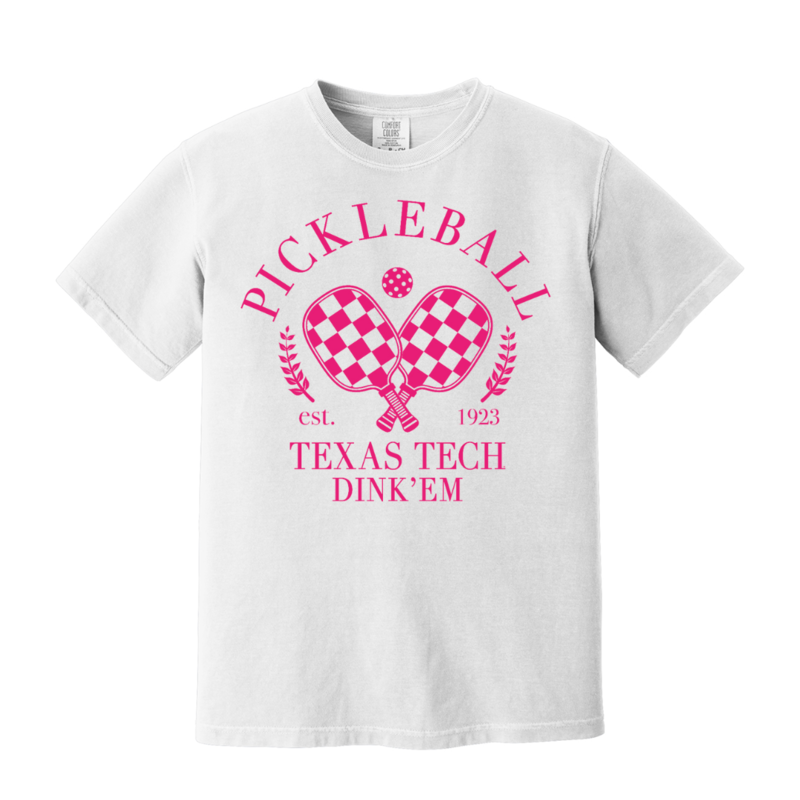Comfort Colors Pickleball Pink Short Sleeve Tee
