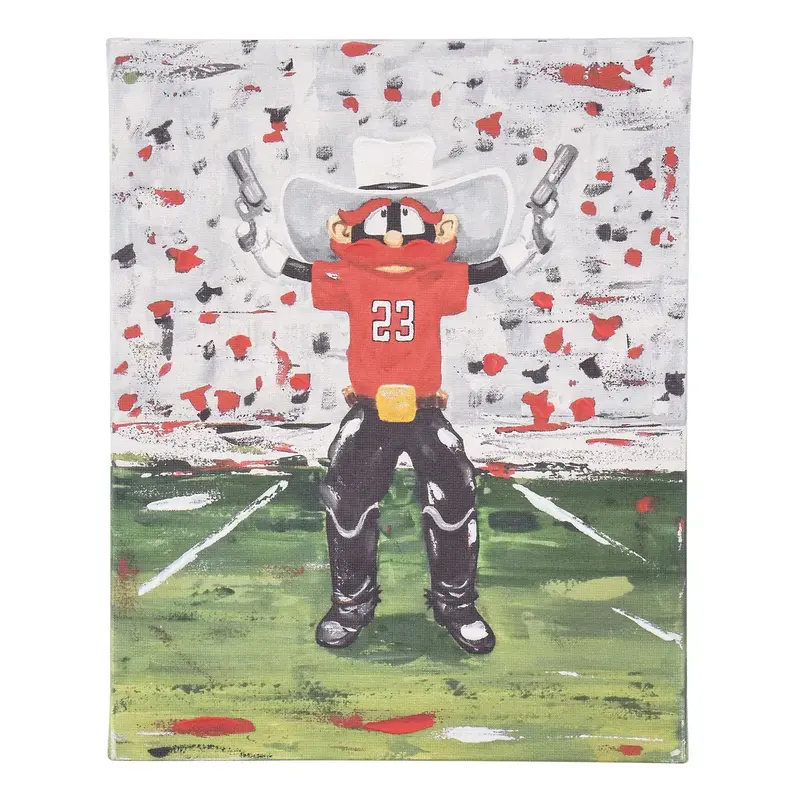 Raider Red Canvas Print 8"x10"