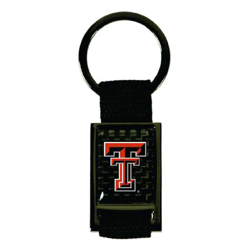 Carbon Fiber Rectangle Key Ring