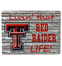 Galvenized Aluminum Livin' Life Magnet