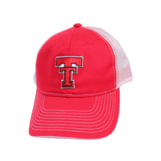 Mesh Double T Cap - Red/White