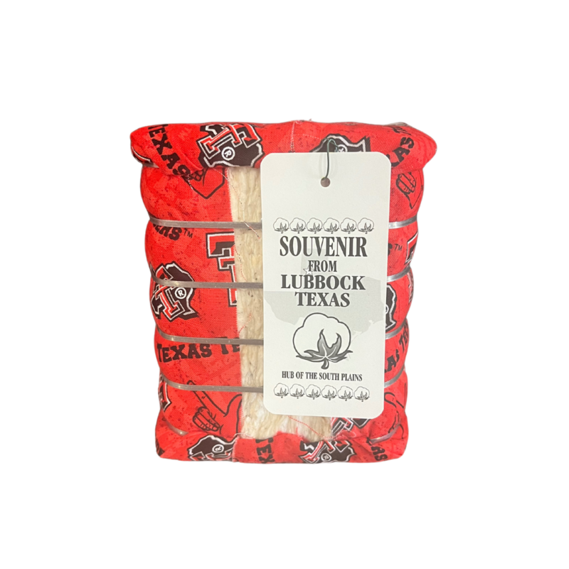 Multi Logo Texas Tech Mini Cotton Bale