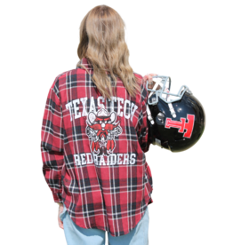 Gameday Social Raider Red Varsity Plaid Shirt