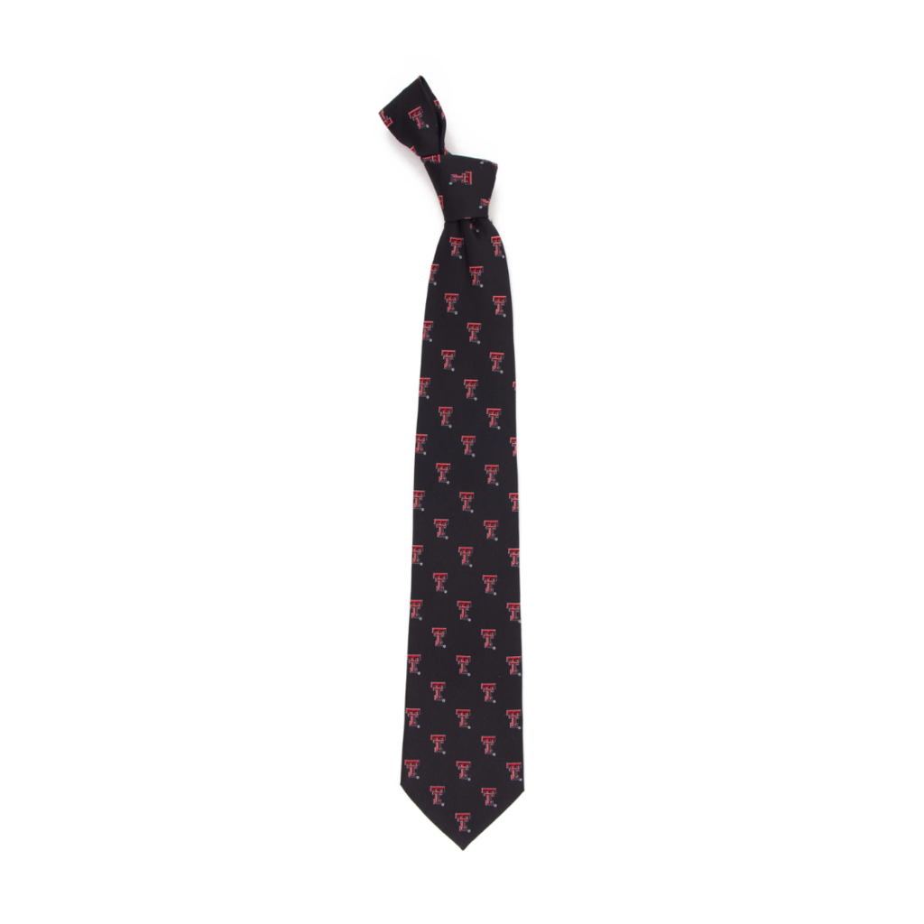 Eagles Wings Echo Men's Dress Tie Black Repeat