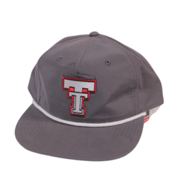 Umpqua Rope Cap - Grey with White Double T