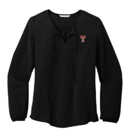 Ladies Textured Crepe Blouse