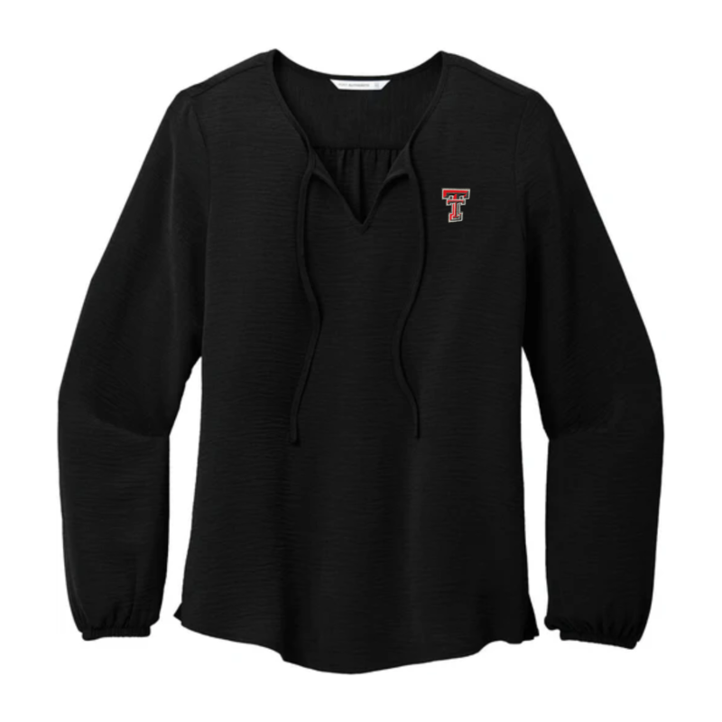 Port Authority Ladies Textured Crepe Blouse