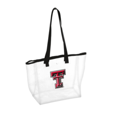 Clear Stadium Tote - Black Trim