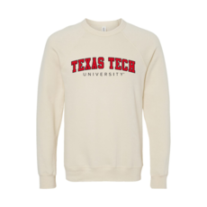 Bella Canvas Arch Texas Tech Crew Sweatshirt
