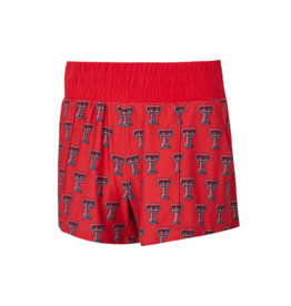 Repeat Logo High Waist Ladies Shorts
