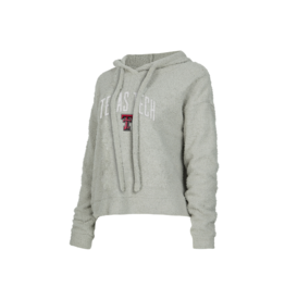 Chenille Ladies Crop Hoodie