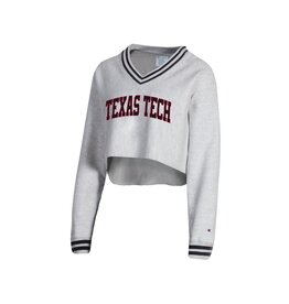 Champion Brand Ladies V-neck Crop Fleece