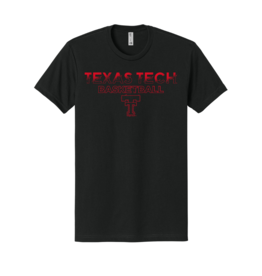 Next Level Throwback Outline Basketball Short Sleeve Tee
