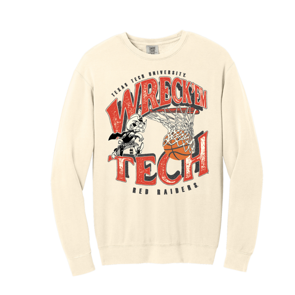 Independent Trading Co Vintage Basketball Crew Sweatshirt