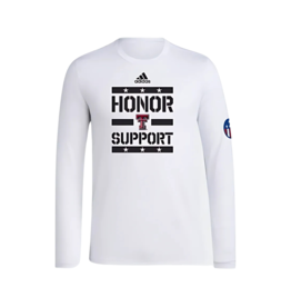 Adidas Pregame Honor Support Long Sleeve Tee