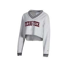 Champion Brand Ladies V-neck Crop Fleece