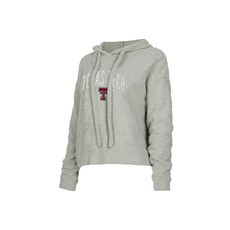Chenille Ladies Crop Hoodie