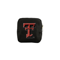 Varsity Patch Accessory Pouch - Black