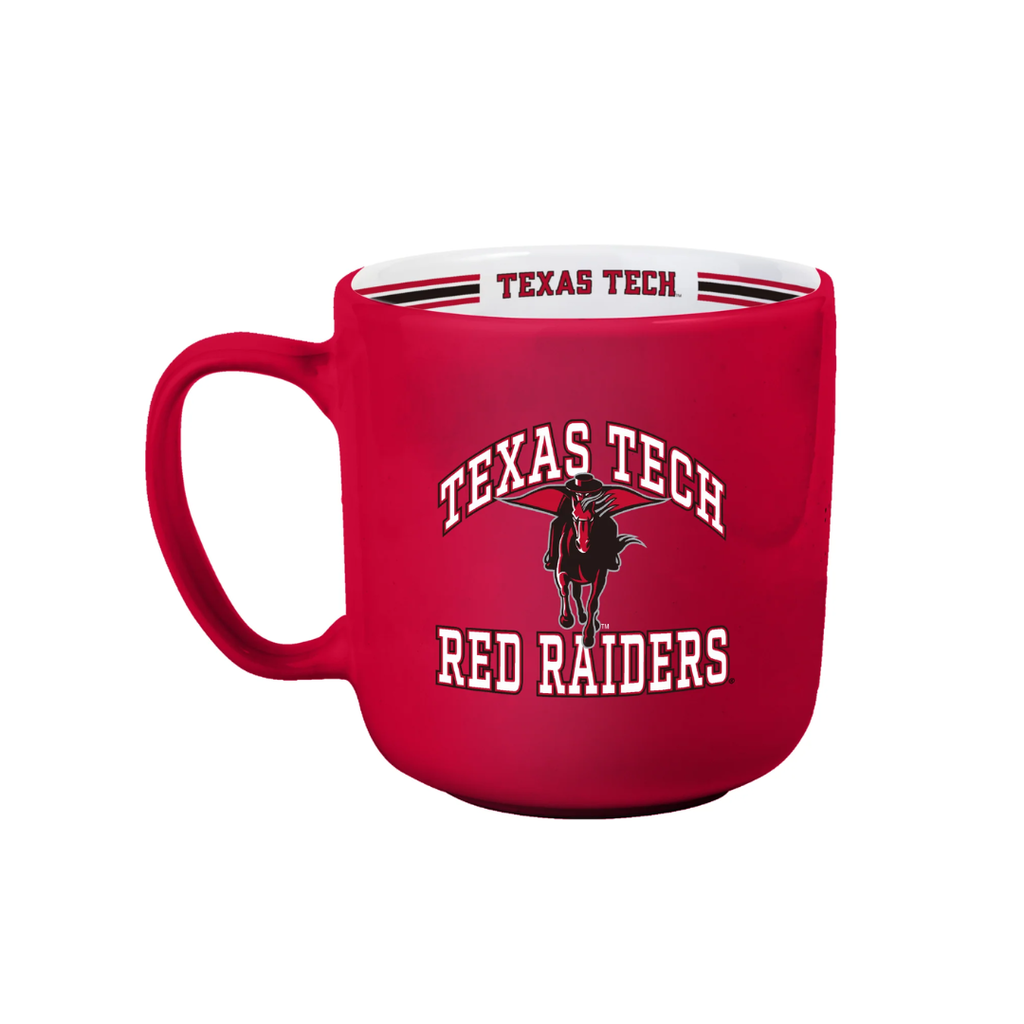 Masked Rider Red Mug with Stripes - 15 oz
