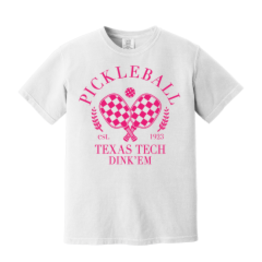 Comfort Colors Pickleball Pink Short Sleeve Tee