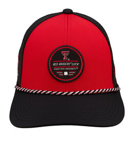 Black Clover Gamer Trucker Rope Cap - Black/Red