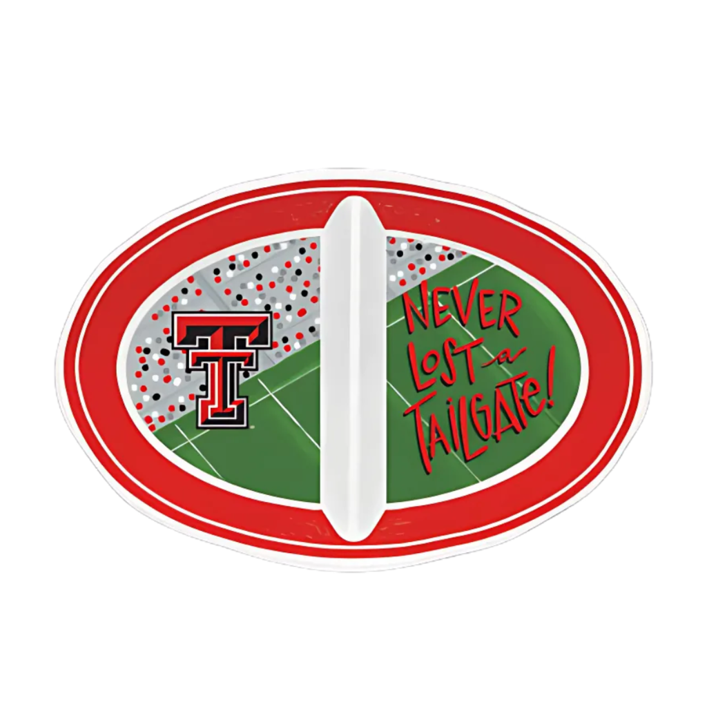 Never Lost a Tailgate Melamine Tray