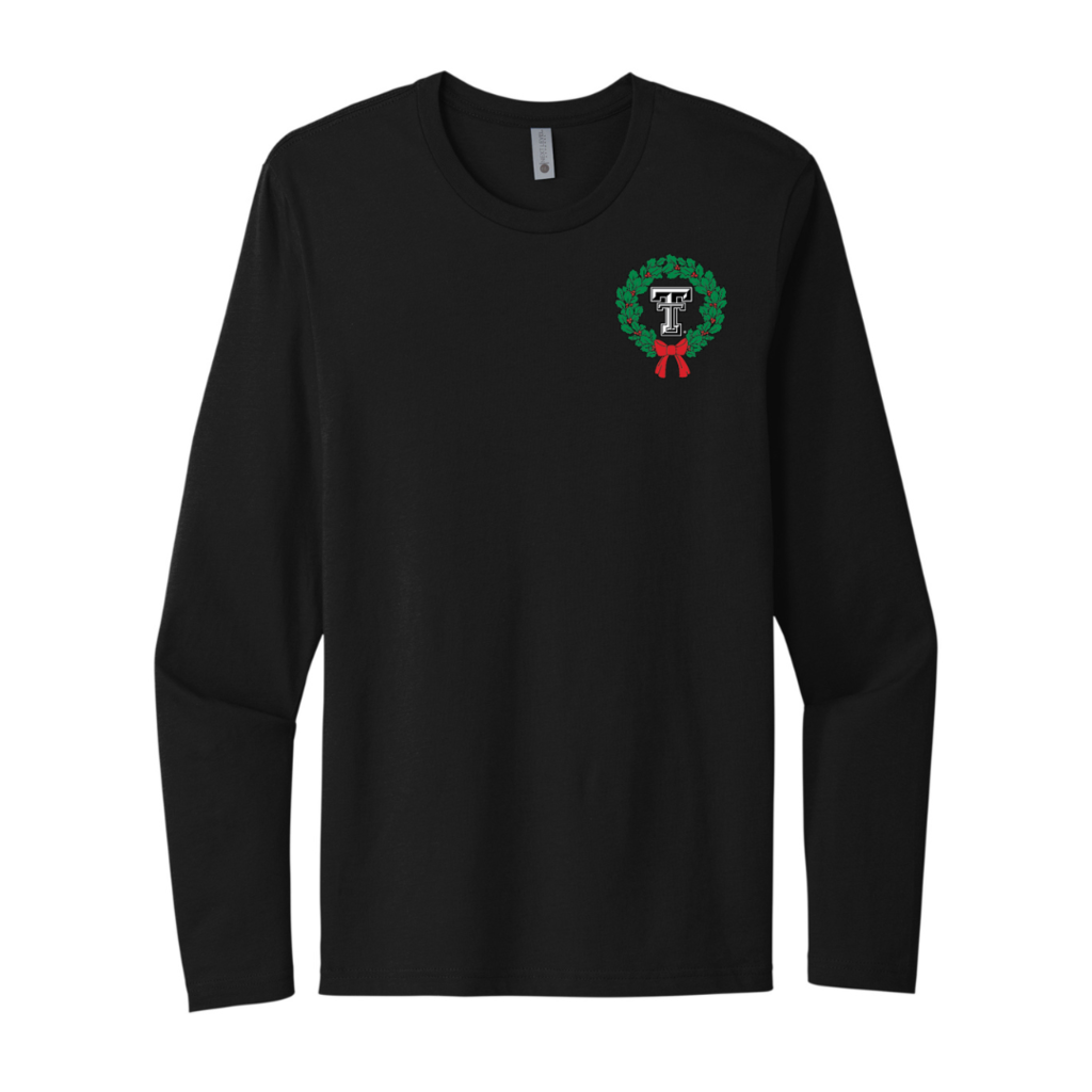 Next Level Christmas Cactus Truck Long Sleeve Tee