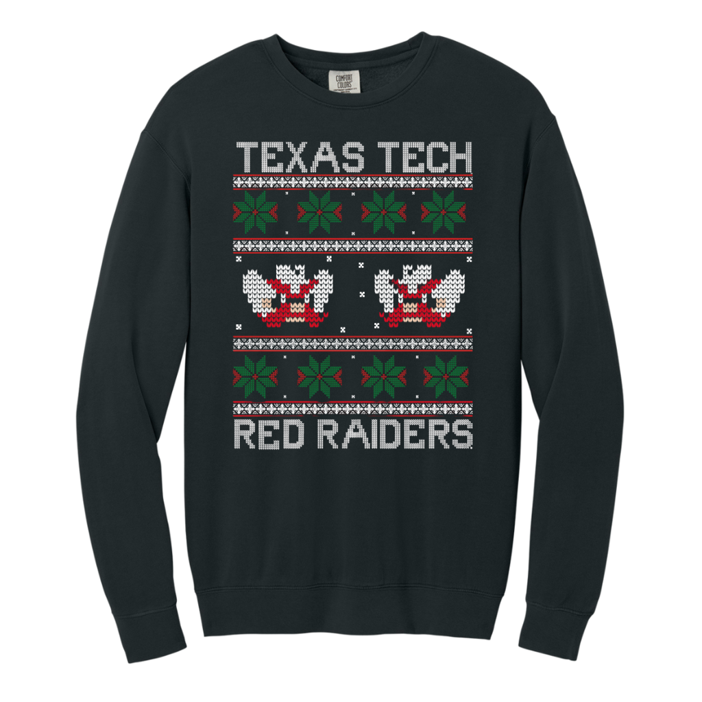 Gildan Raider Red Ugly Sweater Sweatshirt
