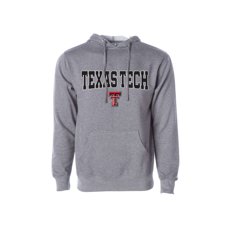 Gildan Arched Double T Hood Sweatshirt