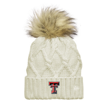 New Era Faux Fur Pom Beanie