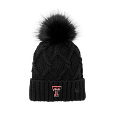 New Era Faux Fur Pom Beanie