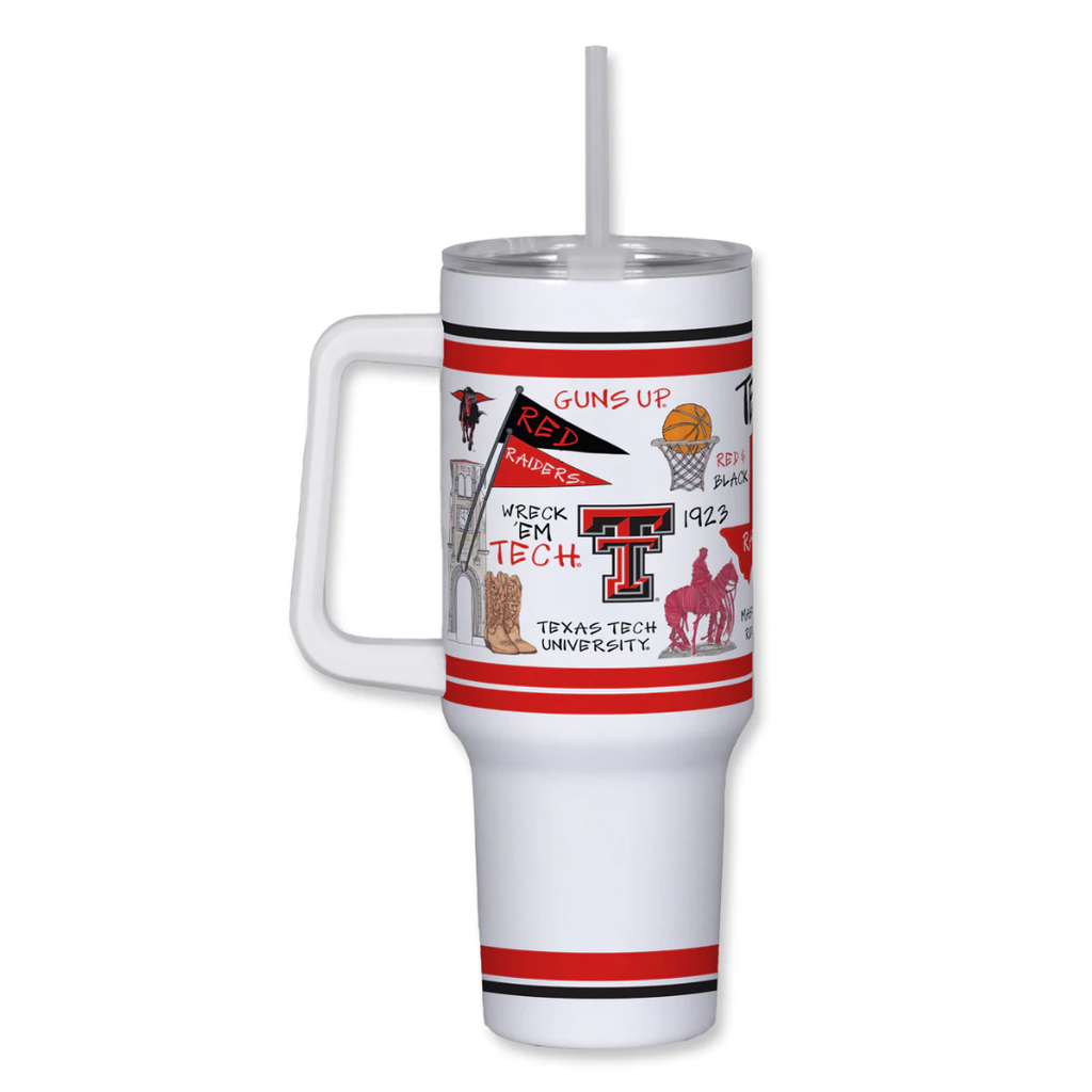 Magnolia Lane Icons Handle Tumbler - 40 oz