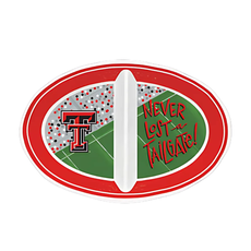 Never Lost a Tailgate Melamine Tray