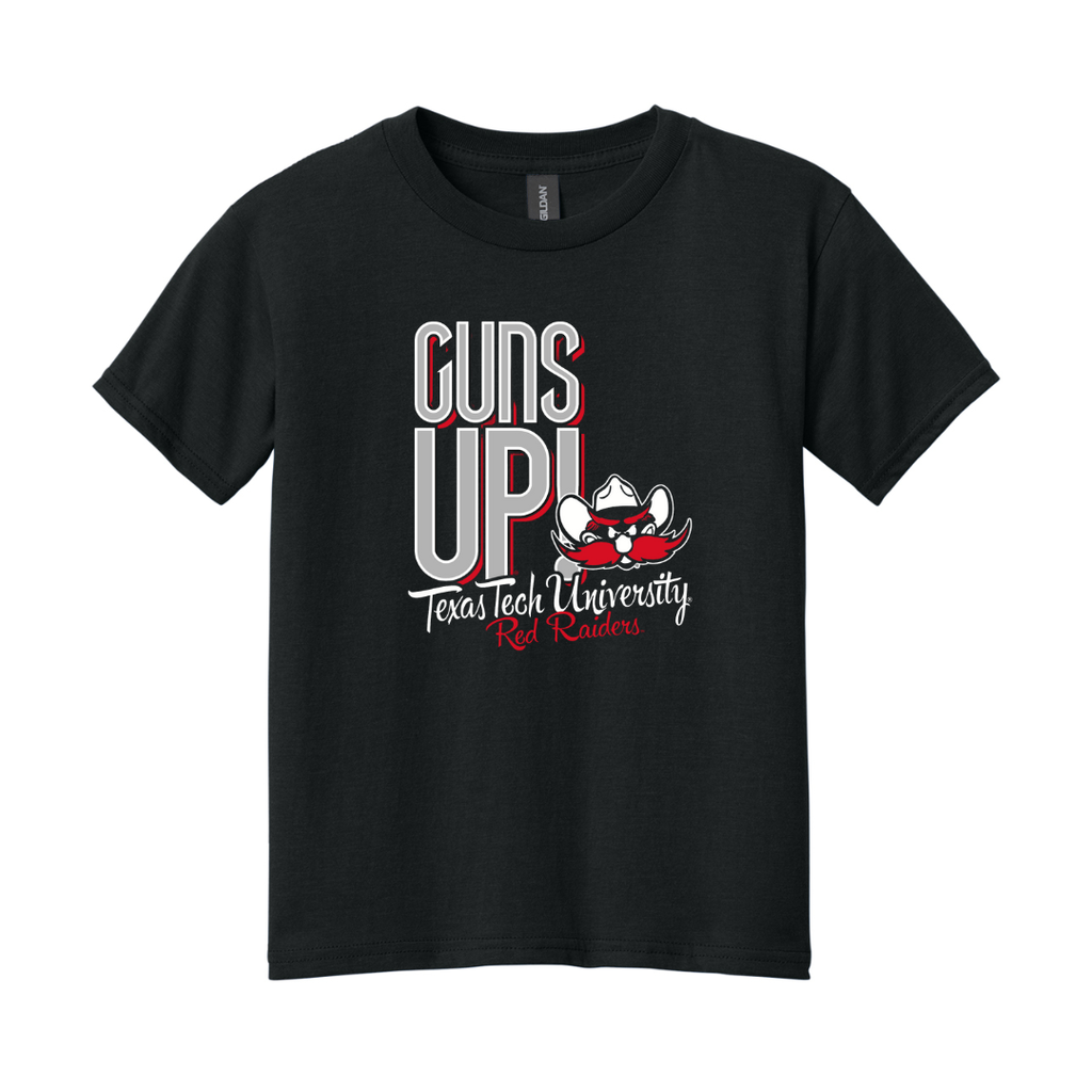 Guns Up Raider Red Youth Tee