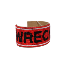 Wreck 'Em Beaded Cuff Bracelet