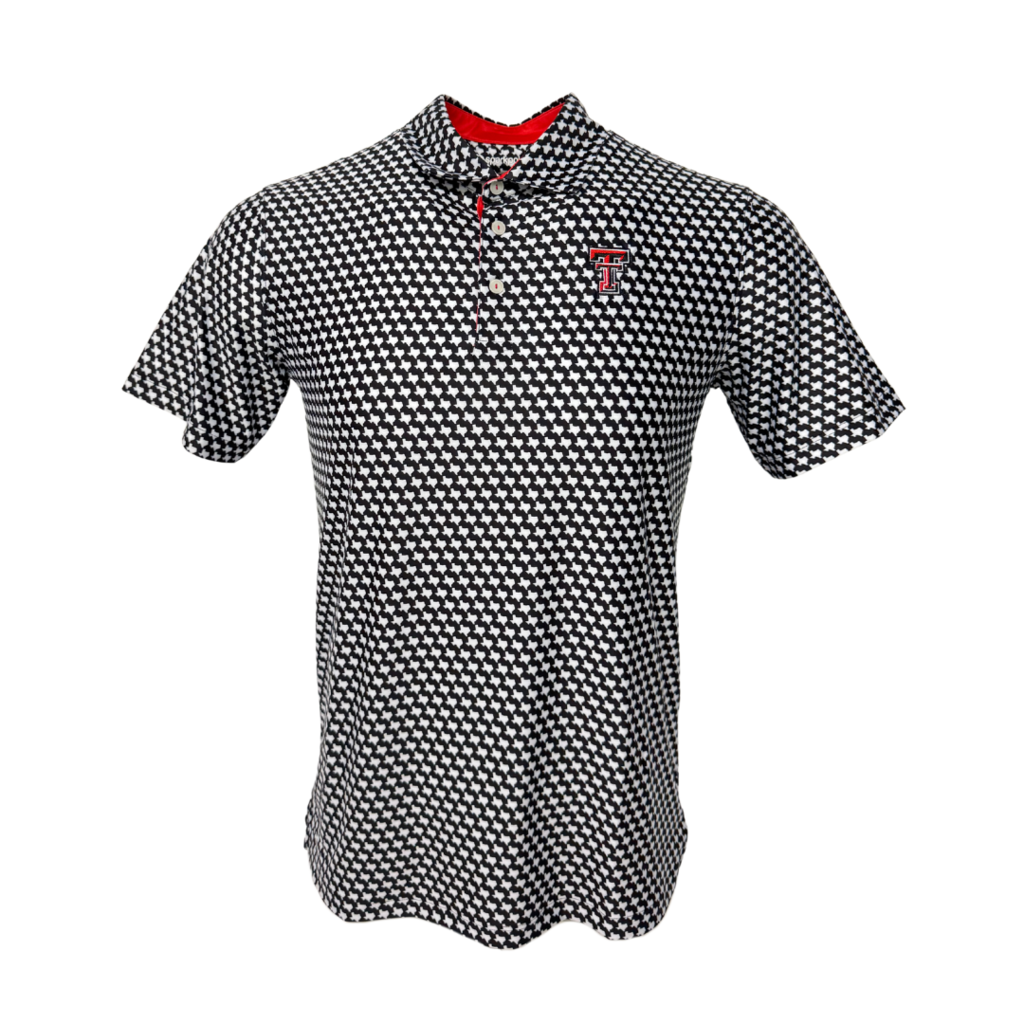 SprkPolo Texas Sublimated Polo with Double T