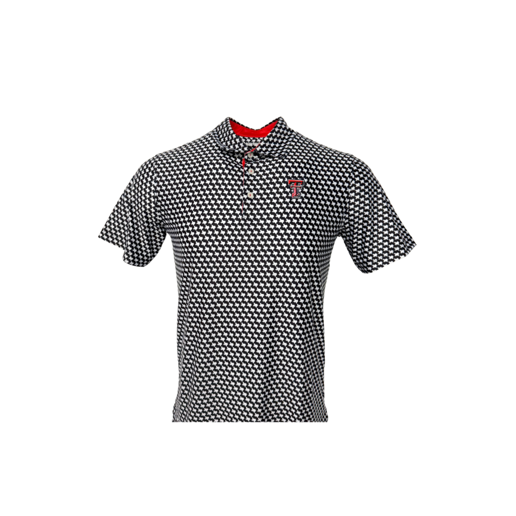 SprkPolo Texas Sublimated Youth Polo with Double T