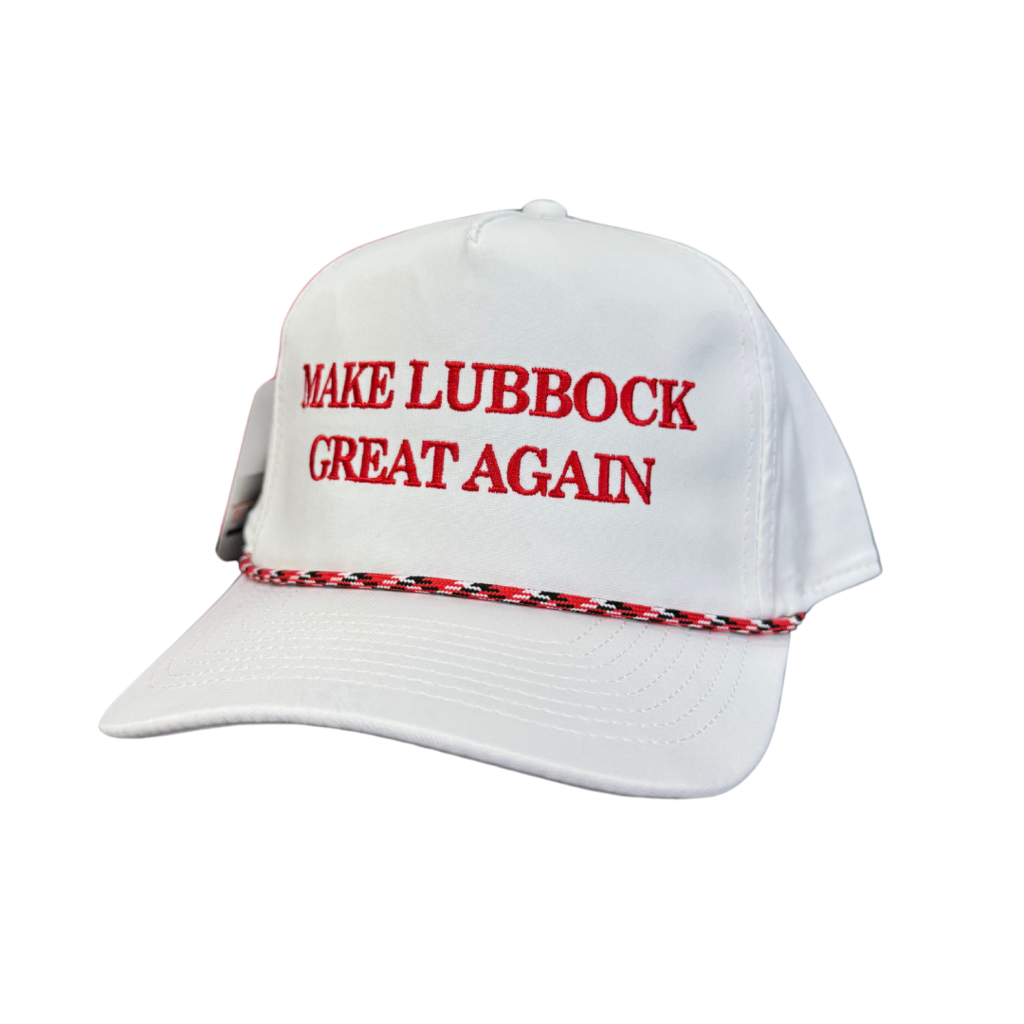 Great State Cap Co Make Lubbock Great Again Rope Cap